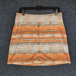 Bette & Court Women's Orange‎ Blue Abstract Skort Tennis Golf Pickleball